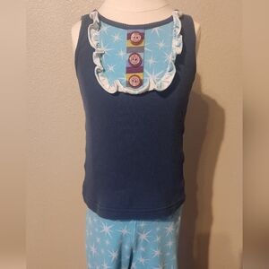 Matilda Jane Blue tank top w/ Blue Star Pants